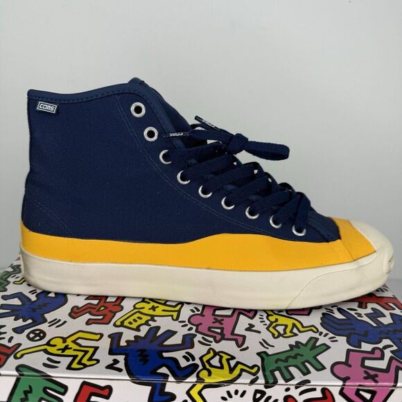 Converse x POP Trading Company Jack Purcell Pro Hi 169006C‎ Limited Size 8 Mens - Picture 1 of 13
